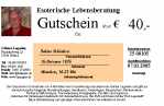 Beispiel eines Geschenk-Gutscheines.  Zum Vergr��ern bitte anklicken. Vielen Dank.